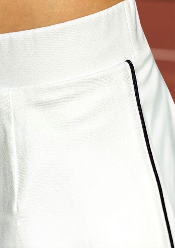 Women Skirt White | Navy